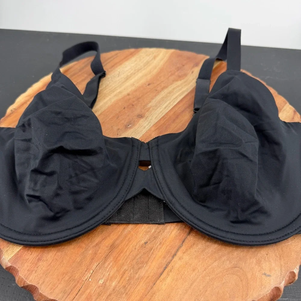 Wacoal Womens Superbly Smooth‎ Underwire Bra 36DD Black 855342